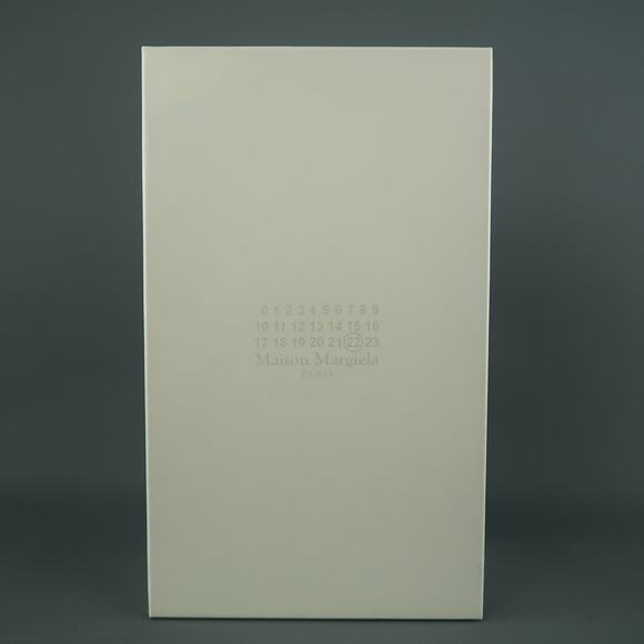 MAISON MARGIELA Size 7.5 Red Painted Knit Lace Up Sneakers - Picture 11 of 12